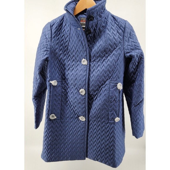 Modernist Women's Small Quilted Lined Winter Coat New Cozy Style Vintage Inspire - Picture 4 of 14